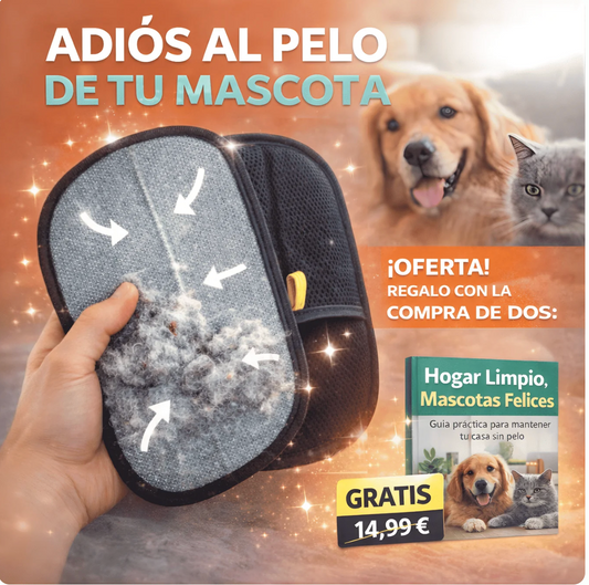 Guante Quitapelos Para Mascotas